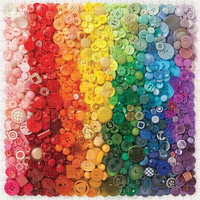 GALISON Štvorcové puzzle Gombíková dúha 500 dielikov