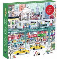 GALISON Štvorcové puzzle Metro v New Yorku 500 dielikov