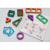 MAGFORMERS Geometria 1: Obrázky a stavby - box 44 dielikov