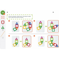MAGFORMERS Geometria 1: Obrázky a stavby - box 44 dielikov