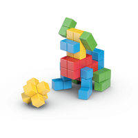 GEOMAG Magnetické kocky Magicube Green Line 128 kociek