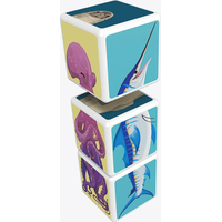 GEOMAG Magnetické kocky Magicube Mix&Match Morské živočíchy, 3 kocky