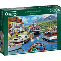 FALCON Puzzle Deň pri rieke 1000 dielikov