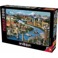 ANATOLIAN Puzzle Divy sveta 2000 dielikov