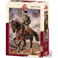 ART PUZZLE Puzzle Ghazi Mustafa Kemal na svojom koni 1000 dielikov