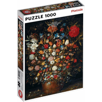 PIATNIK Puzzle Kvety v drevenej váhe 1000 dielikov