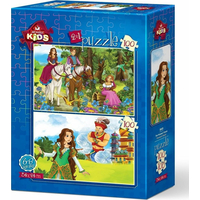 ART PUZZLE Puzzle Princeznin sen 2x100 dielikov