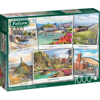FALCON Puzzle Vitajte vo Walese 1000 dielikov