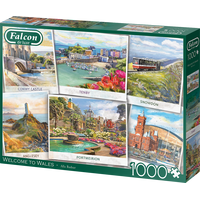 FALCON Puzzle Vitajte vo Walese 1000 dielikov