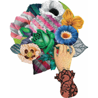 GALISON Tvarové puzzle Christian LaCroix: Frivolités set 2v1 850 dielikov