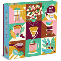 GALISON Štvorcové puzzle Coffeeology 500 dielikov