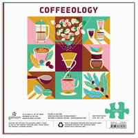 GALISON Štvorcové puzzle Coffeeology 500 dielikov