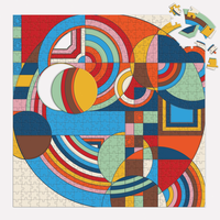 GALISON Štvorcové puzzle Frank Lloyd Wright: Hoffman House Rug 500 dielikov