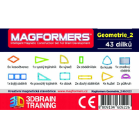 MAGFORMERS Geometria 2: Rovina a priestor - box 43 dielikov