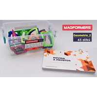 MAGFORMERS Geometria 2: Rovina a priestor - box 43 dielikov