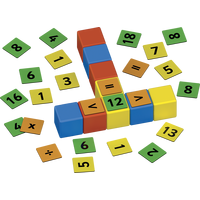 GEOMAG Magnetické kocky Magicube Math 61 kociek