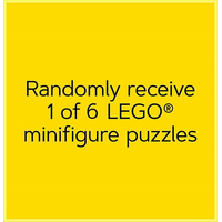 CHRONICLE BOOKS Mini Puzzle LEGO® Mystery Minifigúrka (Red Edition) 126 dielikov