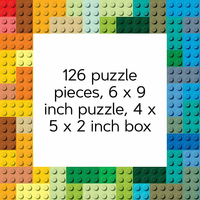 CHRONICLE BOOKS Mini Puzzle LEGO® Mystery Minifigúrka (Red Edition) 126 dielikov