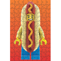 CHRONICLE BOOKS Mini Puzzle LEGO® Mystery Minifigúrka (Red Edition) 126 dielikov
