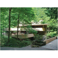GALISON Obojstranné puzzle Frank Lloyd Wright Fallingwater 500 dielikov