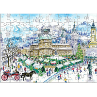 GALISON Puzzle Adventný kalendár: 12 vianočných dní 12x80 dielikov