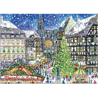 GALISON Puzzle Adventný kalendár: 12 vianočných dní 12x80 dielikov