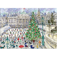 GALISON Puzzle Adventný kalendár: 12 vianočných dní 12x80 dielikov