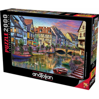 ANATOLIAN Puzzle Colmarský kanál, Francúzsko 2000 dielikov