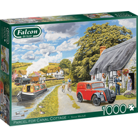 FALCON Puzzle Doručenie do chaty pri rieke 1000 dielikov