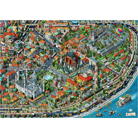 ANATOLIAN Puzzle Hemženie v Istanbule 3000 dielikov