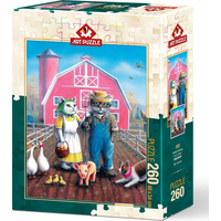 ART PUZZLE Puzzle Mačacie farmári 260 dielikov