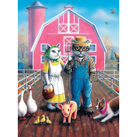 ART PUZZLE Puzzle Mačacie farmári 260 dielikov
