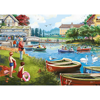 FALCON Puzzle Lodičky na jazere 1000 dielikov