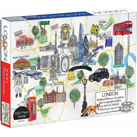 GALISON Puzzle Mapa Londýna 1000 dielikov