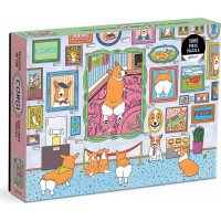 GALISON Puzzle Múzeum Corgi 1000 dielikov