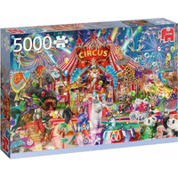 JUMBO Puzzle Noc v cirkuse 5000 dielikov