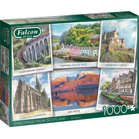 FALCON Puzzle Pozdravy zo Škótska 1000 dielikov