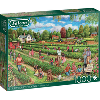 FALCON Puzzle Zber jahôd 1000 dielikov
