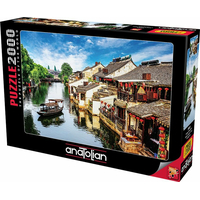 ANATOLIAN Puzzle Starobylé mestečko Xitang 2000 dielikov