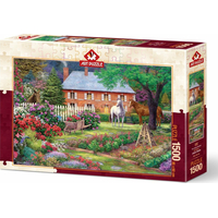 ART PUZZLE Puzzle Záhrada s koňmi 1500 dielikov