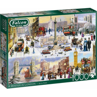 FALCON Puzzle Zima v Londýne 1000 dielikov