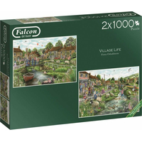 FALCON Puzzle Život na vidieku 2x1000 dielikov