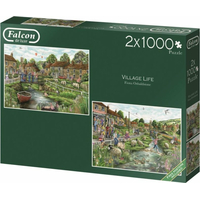 FALCON Puzzle Život na vidieku 2x1000 dielikov