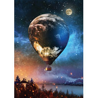 ART PUZZLE Svietiace puzzle Cesta na Mesiac 1000 dielikov