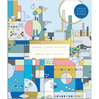 GALISON Metalické puzzle Frank Lloyd Wright: Mesto pri mori 1000 dielikov