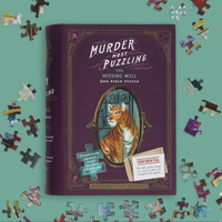 CHRONICLE BOOKS Puzzle s detektívnym prípadom Chýbajúci závet 500 dielikov