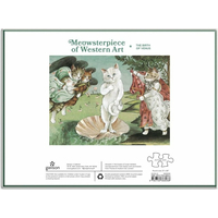 GALISON Puzzle Meowsterpiece: Zrodenie Venuša 1000 dielikov