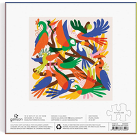 GALISON Štvorcové puzzle Chromatickí vtáci 500 dielikov