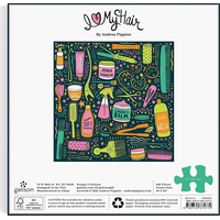 GALISON Štvorcové puzzle I Love My Hair Tools 500 dielikov