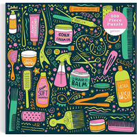 GALISON Štvorcové puzzle I Love My Hair Tools 500 dielikov